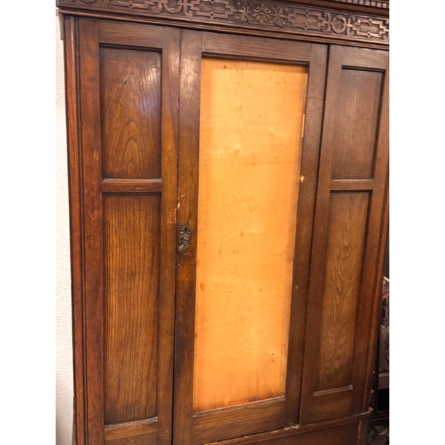 Brown Ray & Miles Hanging Wardrobe, Antique For Sale - Image 8 of 12
