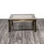 Hollywood Regency Hollywood Regency Geometric Coffee Table in Brown and Gilt Lacquered Metal, 1970s For Sale - Image 3 of 9