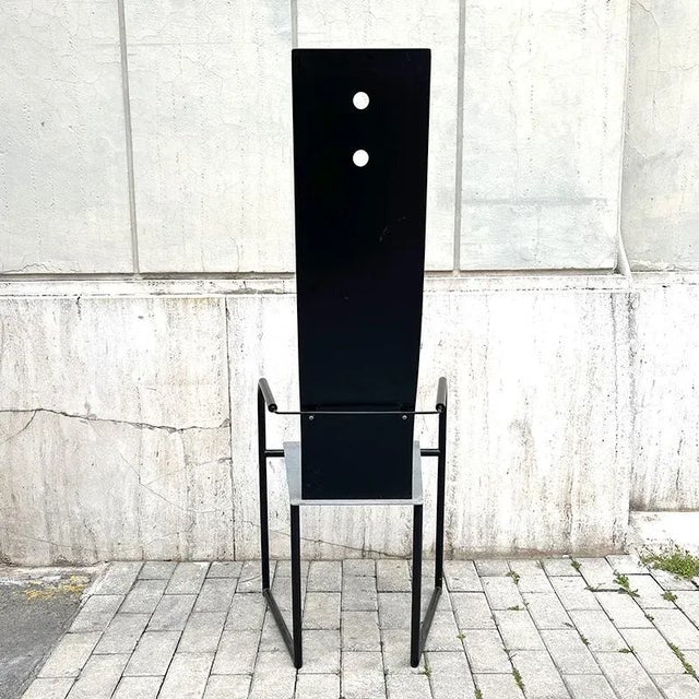 Italian Highback Chair, 1980s For Sale - Image 6 of 12