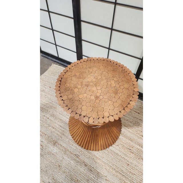 Vintage Sheaf of Wheat Table by John and Elinor McGuire For Sale - Image 9 of 11