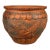 Antique 15" Japanese Red Clay Pottery Dragon Planter Pot Jardiniere For Sale