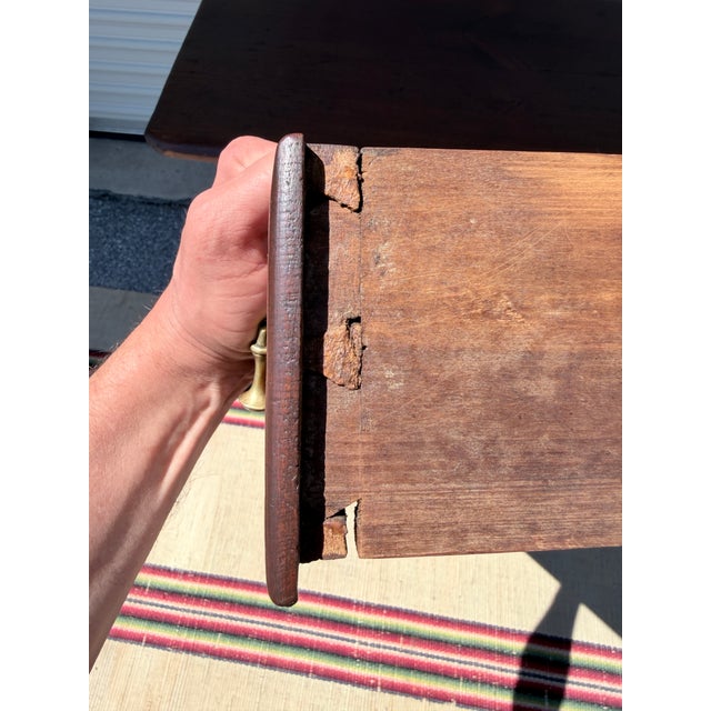 Antique William & Mary Style Pine Hall Table, 19th Century For Sale - Image 10 of 10