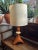 Beige Ceramic Table Lamp by Louis Drimmer, 1980s For Sale - Image 8 of 9