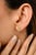 14k Gold Round Statement 1 Carat Yellow Sapphire Diamond Stud Earrings- A Pair For Sale - Image 4 of 11