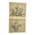 Vintage Chinese Print Set/2 For Sale