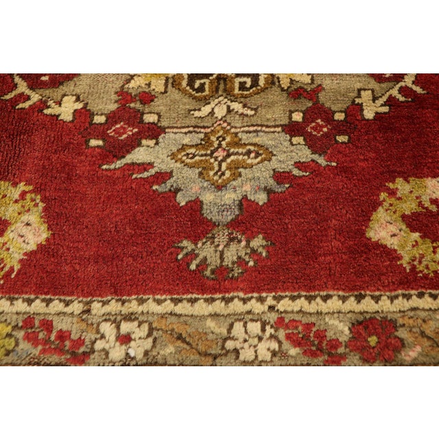 Vintage Turkish Yastik Rug - 02'03 X 02'06 For Sale - Image 4 of 8