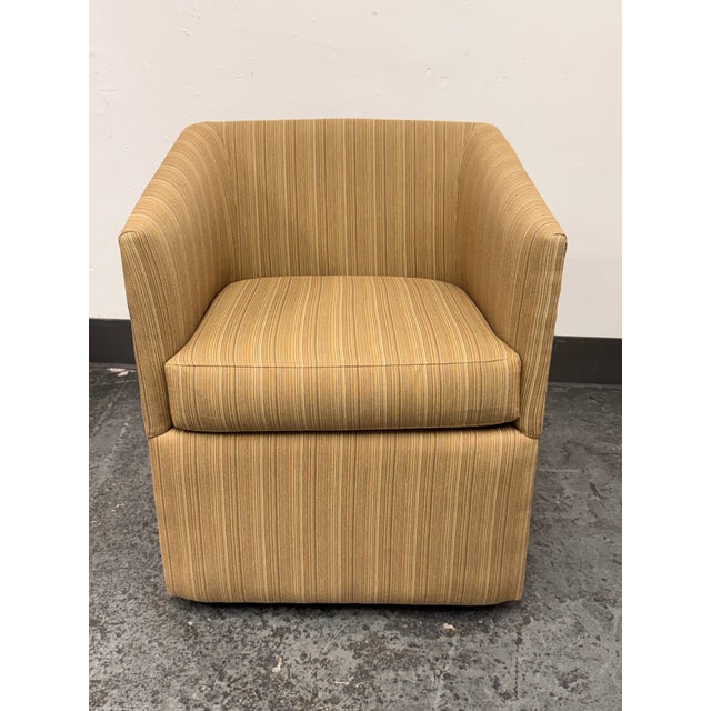 Design Plus Gallery presents the Piedmont Chair in Discover from Room & Board. The chair has a compact barrel-style...