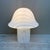 Zebra Glass Mushroom Table Lamp from Peill & Putzler, 1970s For Sale - Image 13 of 14