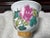 Late 20th Century Kangxi Signed Chinese Famille Rose Flower Cups W/Poem Hand Painted - a Pair For Sale - Image 9 of 12
