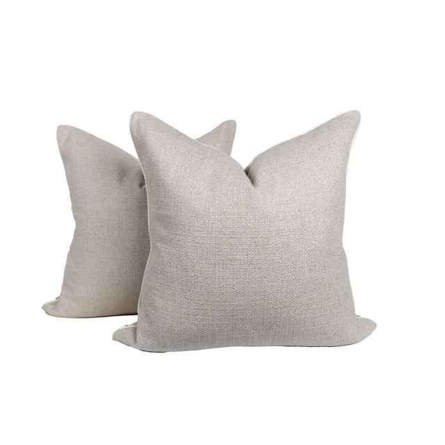 Designer Mally Skok Samode Pillow Covers 22x22 - a Pair For Sale - Image 4 of 5