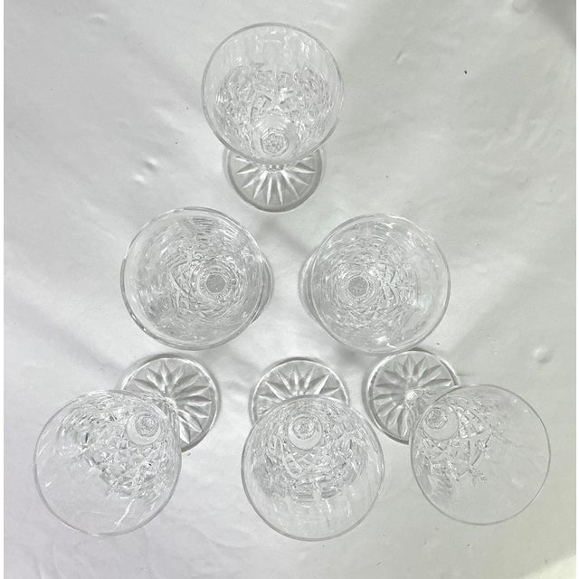 1990s Waterford, Crystal of Ireland-Makers of Luxury Premium Crystal “Lismore” Champagne, Flutes - Set of 6 For Sale - Image 6 of 7