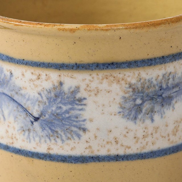 Yellow Antique Mochaware Mug For Sale - Image 8 of 8