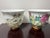 Chinese Late 20th Century Kangxi Signed Chinese Famille Rose Flower Cups W/Poem Hand Painted - a Pair For Sale - Image 3 of 12