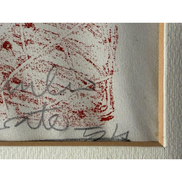 Filippo De Pisis, Composition, Mixed Media on Paper, 1945 For Sale - Image 4 of 12