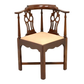 Hickory Chair Georgian Mahogany Corner Chair For Sale