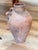 19th Century Mediterranean Hand-Thrown Terracotta Olive Jar With Iron Stand For Sale - Image 4 of 5