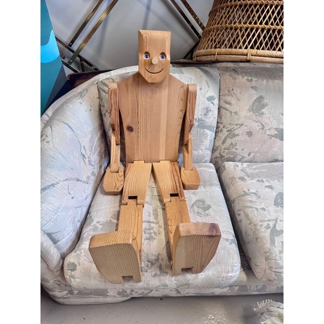 Vintage 1980s Pop Art Articulating “Robot Man” by Don Ellefson For Sale - Image 9 of 13