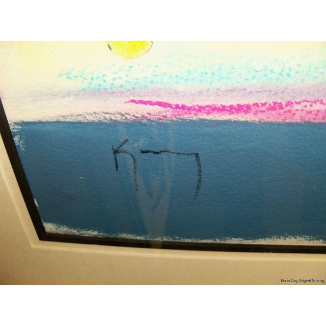 Bruce King Untitled Hand Signed Original Painting, Native American For Sale - Image 10 of 12
