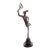 Vintage Mid-Century Bronze "Flying Mercury" Sculpture After Giambologna on Marble Base For Sale