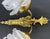 Vintage French Ornate Glass Double Arm Wall Sconces, Set of 2 For Sale - Image 4 of 11