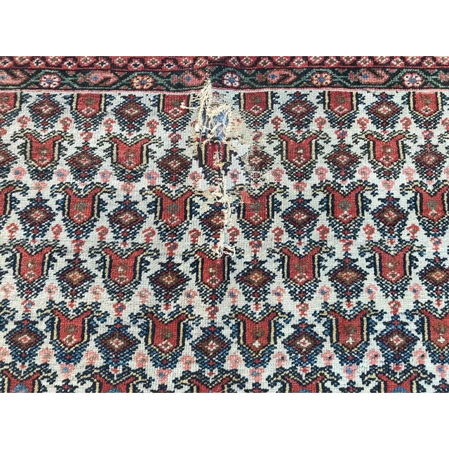 Antique Kurdish Rug, 1890s For Sale - Image 4 of 14