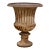 Large Antique Cast Iron Garden Urn For Sale
