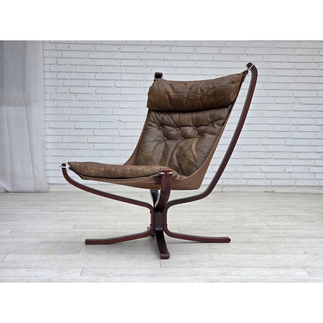 Norwegian Falcon Lounge Chair by Sigurd Ressel for Vatne Møbler, 1970s For Sale - Image 14 of 18