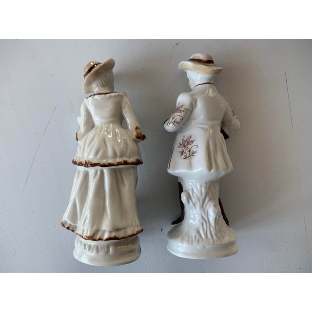 Ceramic Figurines, Set of 2 For Sale - Image 10 of 17