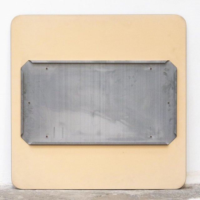 Vintage Square Mirror, 1950s For Sale - Image 5 of 7