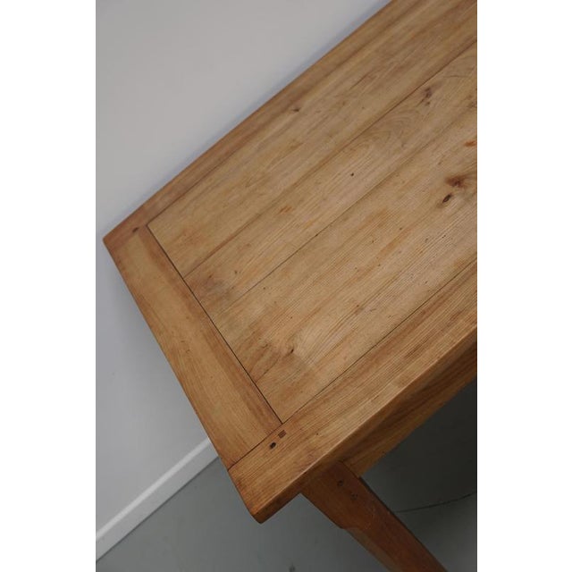 Antique 19th Century French Cherry Farmhouse Dining Table For Sale - Image 9 of 18