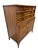 Elevate your bedroom with this stunning Mid-Century Modern Kent Coffey Perspecta walnut high chest, crafted in the 1960s...