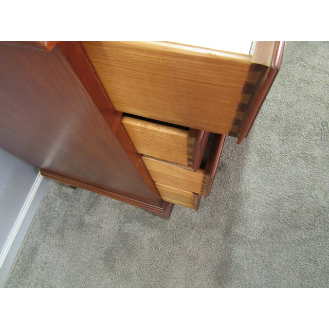 Henkel Harris Solid Cherry Dresser With Mirror For Sale - Image 15 of 15
