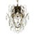 Classic Dark Brass Baroque Chandelier For Sale