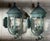 Pair of Vintage Solid Brass Wall Lanterns /Sconces 22”x10”x11”.5 For Sale - Image 9 of 16