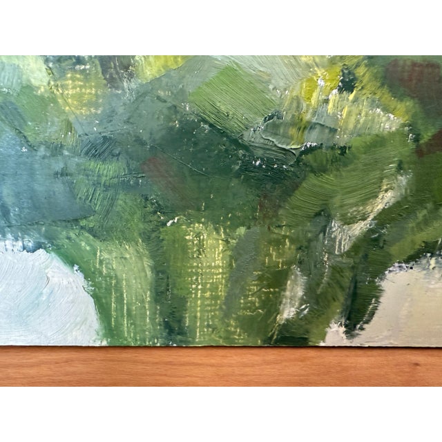 Broccoli and Tomato Still Life Oil Painting For Sale - Image 4 of 7