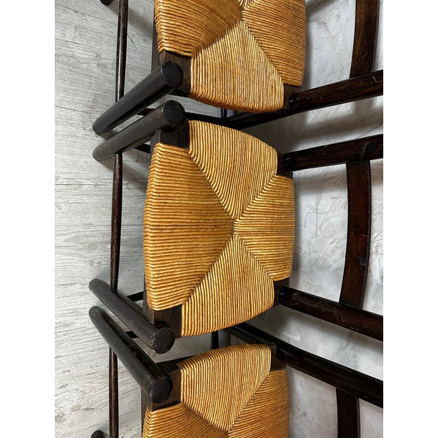 Vintage Chairs in Solid Wood, 1960, Set of 6 For Sale - Image 11 of 15