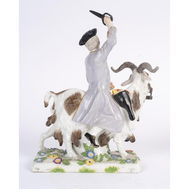 Ceramic Antique German Porcelain Sculpture, 1800s For Sale - Image 7 of 10
