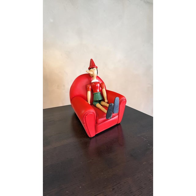 1990s Miniature Vanity Fair Armchair by Poltrona Frau, Italy, 1990s For Sale - Image 5 of 7