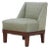 1940's Tommi Parzinger Mahogany Slipper Chair For Sale