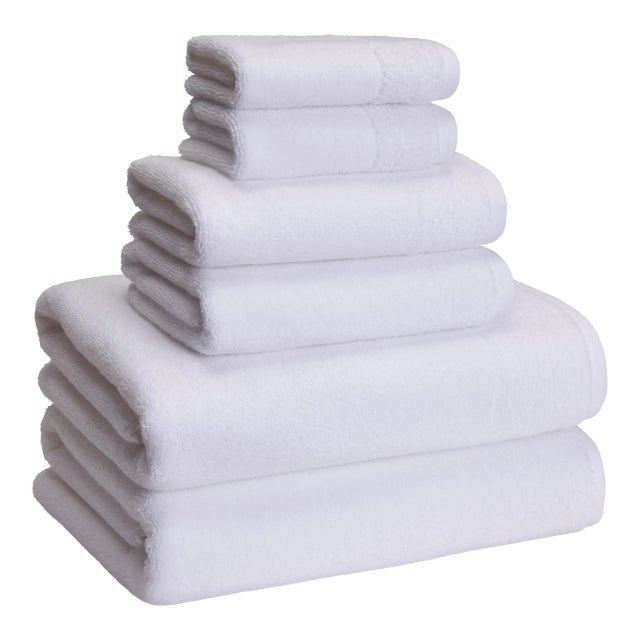 Kyoto Wash Towel in White For Sale