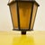 Antique Lantern in Iron and Amber Glass For Sale - Image 3 of 6