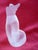 Frosted Crystal Glass Nude Chrysis Figurine from Lalique, 1980s For Sale - Image 4 of 10