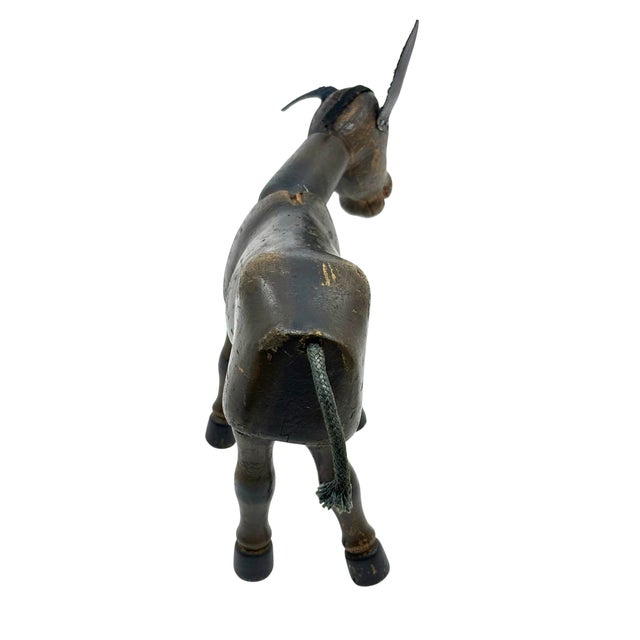 Vintage Schoenhut "Humpty Dumpty" Circus Wooden Donkey Toy For Sale - Image 9 of 10