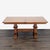 Trestle table with 2 leaf inserts expanding to 104.25 inches. Leaves self-store within the table Brand Amish Tables...