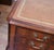 Metal Victorian Mahogany Chippendale Desk with Leather Top, 1890 For Sale - Image 7 of 9