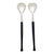 Mid 20th Century Mid 20th Century Jacob Grimminger Mid-Century German Sterling Silver and Hardwood Serving Set For Sale - Image 5 of 9