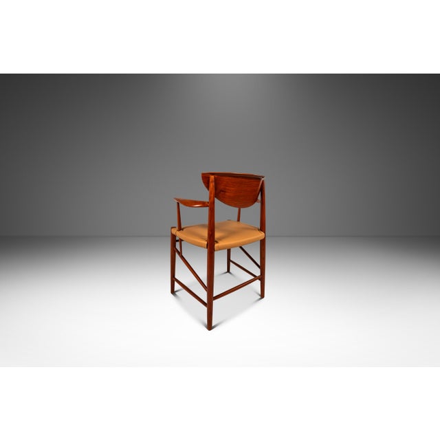 Wood Set of Six (6) Danish Modern Model 317 Dining Chairs Attributed to Peter Hvidt & Orla Mølgaard-Nielsen in Teak for Søborg, Denmark, C. 1960s For Sale - Image 7 of 18