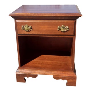 Jamestown Sterling Solid Cherry Single Drawer Nightstand For Sale