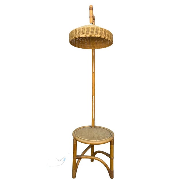 Living Room Lamp with Integrated Side Table, 1960s For Sale - Image 6 of 16