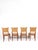 Mid-Century Modern Vintage Oak and Rope Chairs by Adrien Audoux & Frida Minet, 1950, Set of 4 For Sale - Image 3 of 11